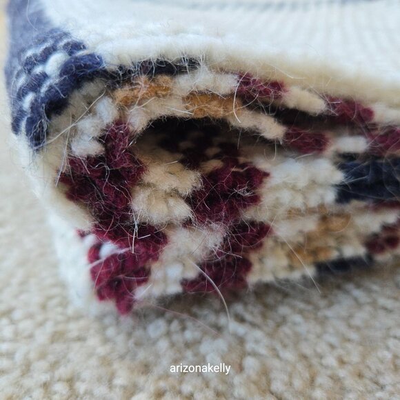 Sézane Scarf Tweedy Chunky Plaid Wool Alpaca - Picture 10 of 16